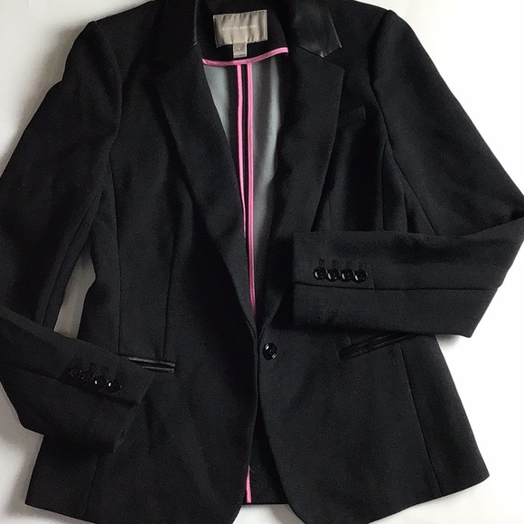 Banana Republic Faux Trim Blazer Size 4 - Picture 3 of 8
